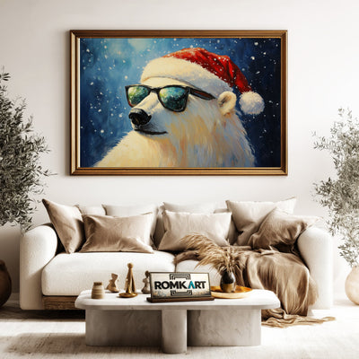Polar Bear Wildlife Oil Painting - image 5
