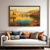 Ponte Vecchio Florence Bridge Oil Painting - image 4