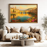 Ponte Vecchio Florence Bridge Oil Painting - image 5