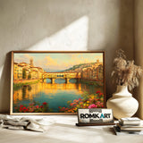 Ponte Vecchio Florence Bridge Oil Painting - image 6
