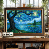 Post Impressionist Dream Landscape Oil Painting - image 2