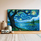 Post Impressionist Dream Landscape Oil Painting - image 3