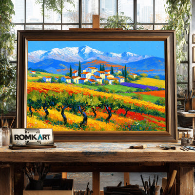 Provence Landscape Oil Painting - image 2