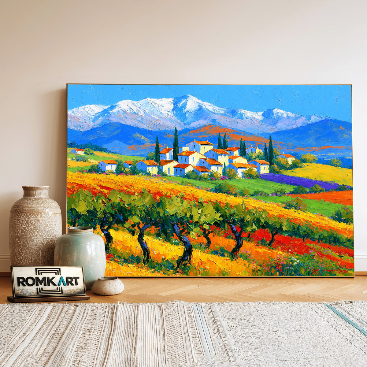Provence Landscape Oil Painting - image 3