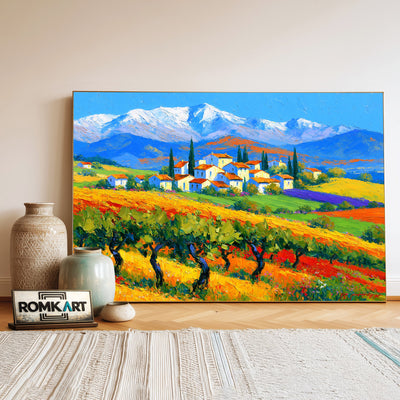 Provence Landscape Oil Painting - image 3