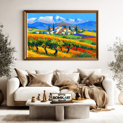 Provence Landscape Oil Painting - image 5