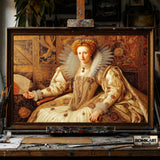 Queen Elizabeth I of England hand-painted oil painting on canvas