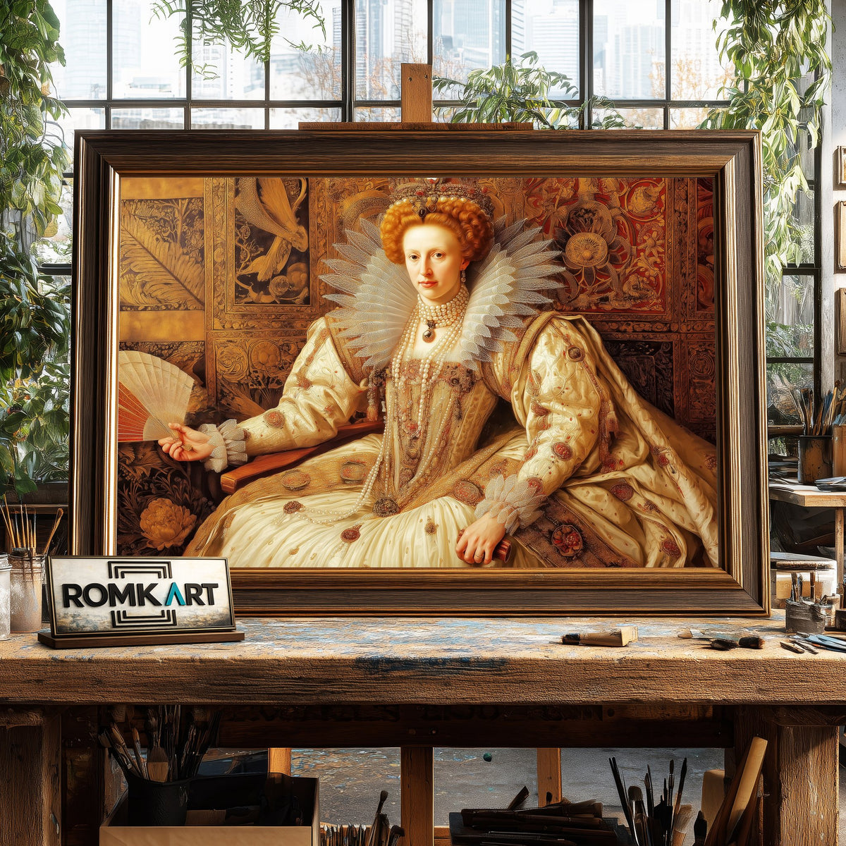 Queen Elizabeth I of England Historical Oil Painting - image 2