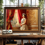 Queen Elizabeth II Royal Historical Oil Painting - image 2