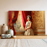 Queen Elizabeth II Royal Historical Oil Painting - image 3