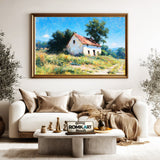 Quiet Abandoned Country House Oil Painting - image 5