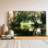 Quiet Backwater Landscape Oil Painting - image 3