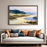 Quiet Coastal Landscape Oil Painting - image 4