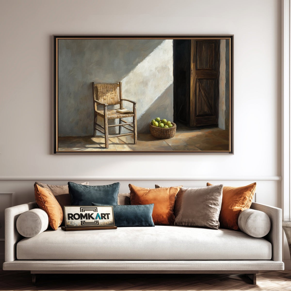 Quiet Room Architectural Oil Painting - image 4