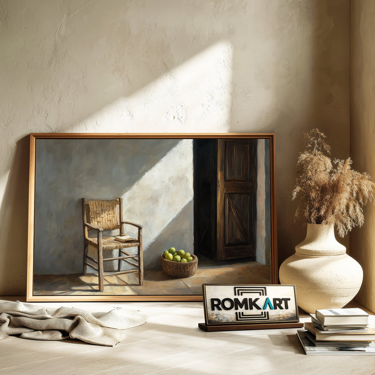 Quiet Room Architectural Oil Painting - image 6