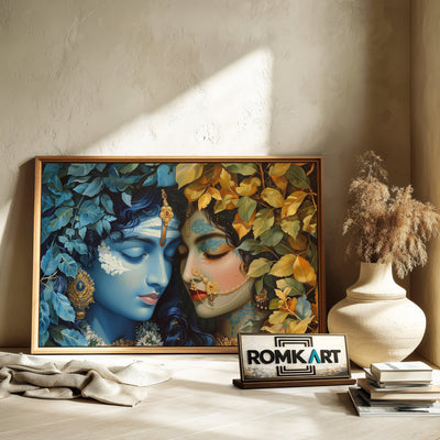 Radha and Krishna Painting Hindu Oil Painting - image 6