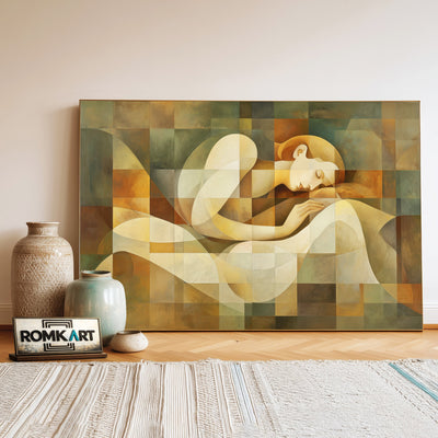 Reclining Figure Oil Painting - image 3