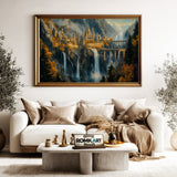 Rivendell Fantasy Oil Painting - image 5