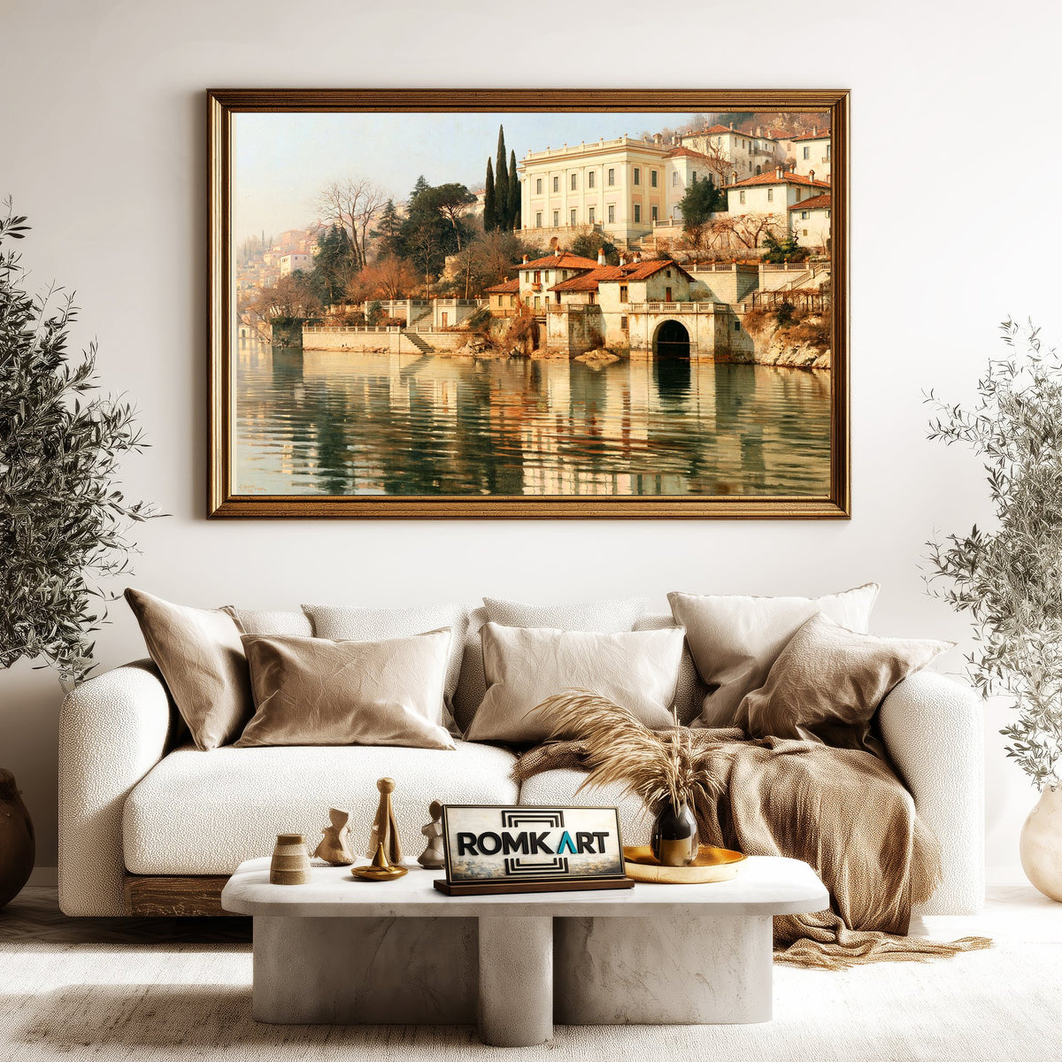 Rolling Hills of Piacenza Landscape Oil Painting - image 5