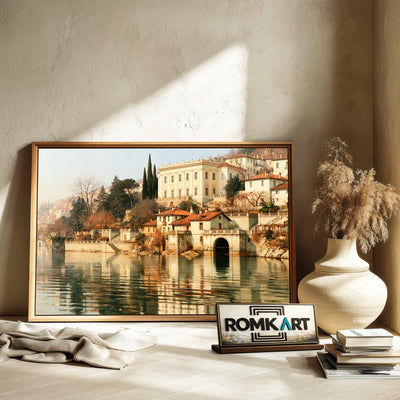 Rolling Hills of Piacenza Landscape Oil Painting - image 6