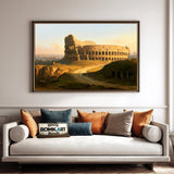 Roman Colosseum 18th Historical Oil Painting - image 4