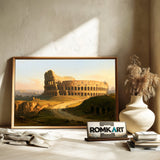 Roman Colosseum 18th Historical Oil Painting - image 6