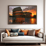 Roman Colosseum Historical Oil Painting - image 4