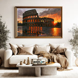 Roman Colosseum Historical Oil Painting - image 5
