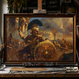 Roman Warrior hand-painted oil painting on canvas