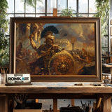 Roman Warrior Historical Oil Painting - image 2