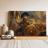 Roman Warrior Historical Oil Painting - image 3