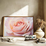 Rose in Full Bloom Floral Oil Painting - image 6