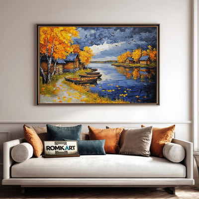 Russian Landscape Oil Painting - image 4
