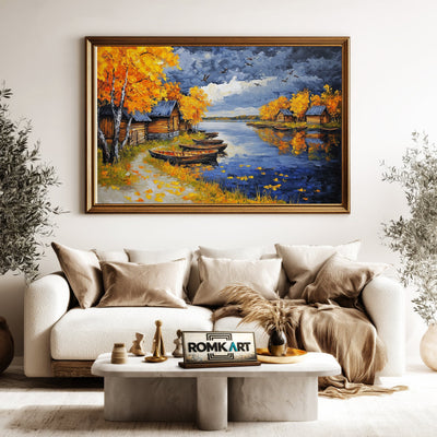 Russian Landscape Oil Painting - image 5