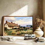 Rustic Countryside Cottage Oil Painting - image 6
