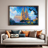 Sagrada Família, Barcelona Architectural Oil Painting - image 4