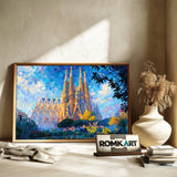 Sagrada Família, Barcelona Architectural Oil Painting - image 6