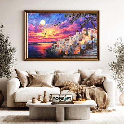 Santorini Oil Painting - image 5