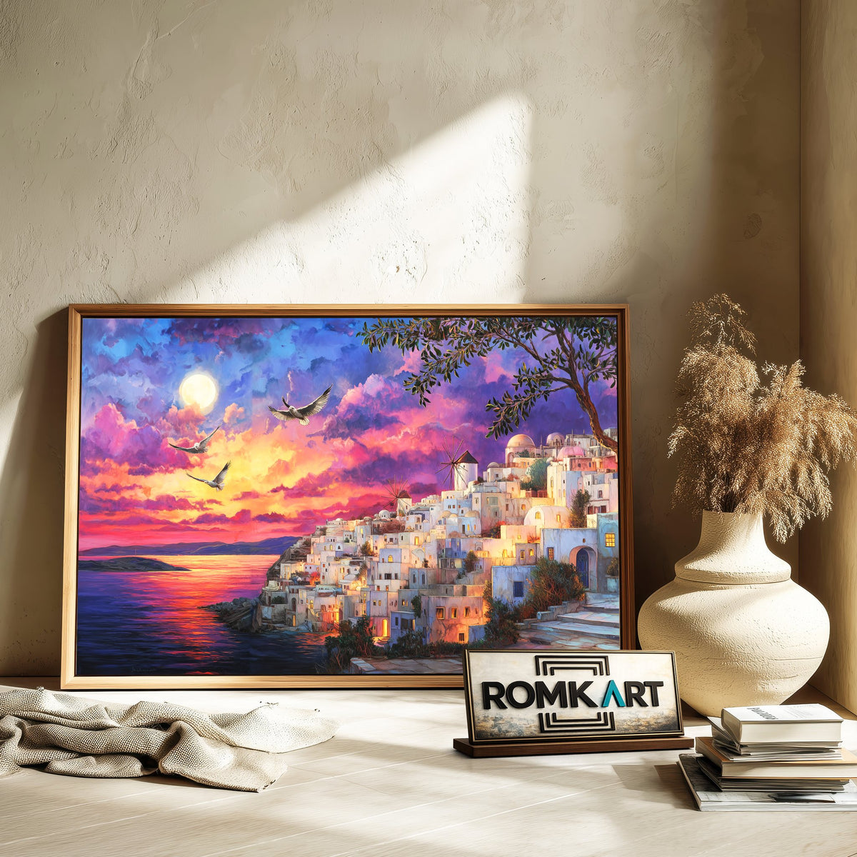 Santorini Oil Painting - image 6