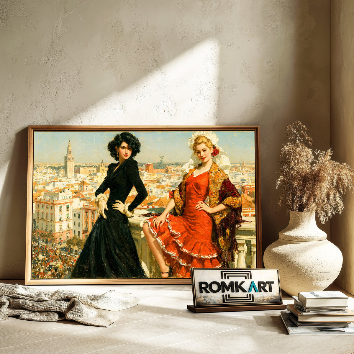 Seville April Fair Figurative Oil Painting - image 6