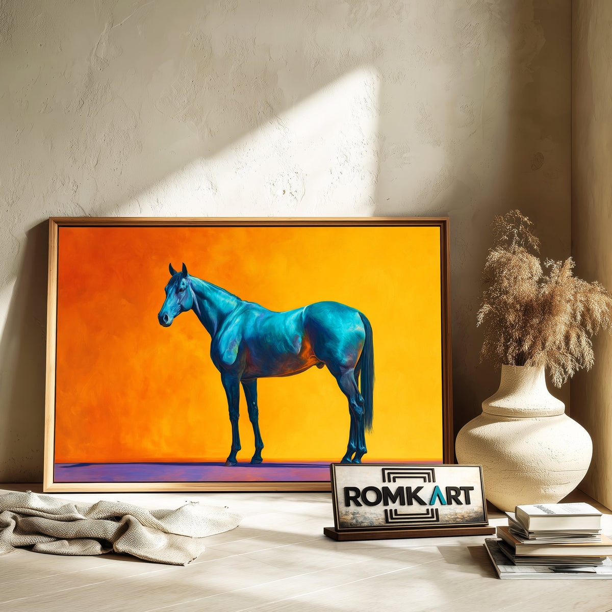 Shadows Of Horse Oil Painting - image 6