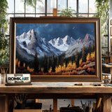 Sneffels Wilderness at Night Forest Landscape Oil Painting - image 2