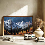 Sneffels Wilderness at Night Forest Landscape Oil Painting - image 6