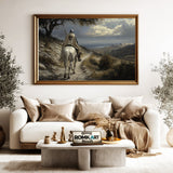 Solitary Knight Historical Oil Painting - image 5