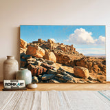 Southwestern Desert Oil Painting - image 3