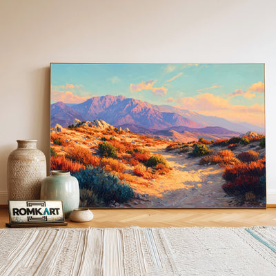 Southwestern Desert Landscape Oil Painting - image 3