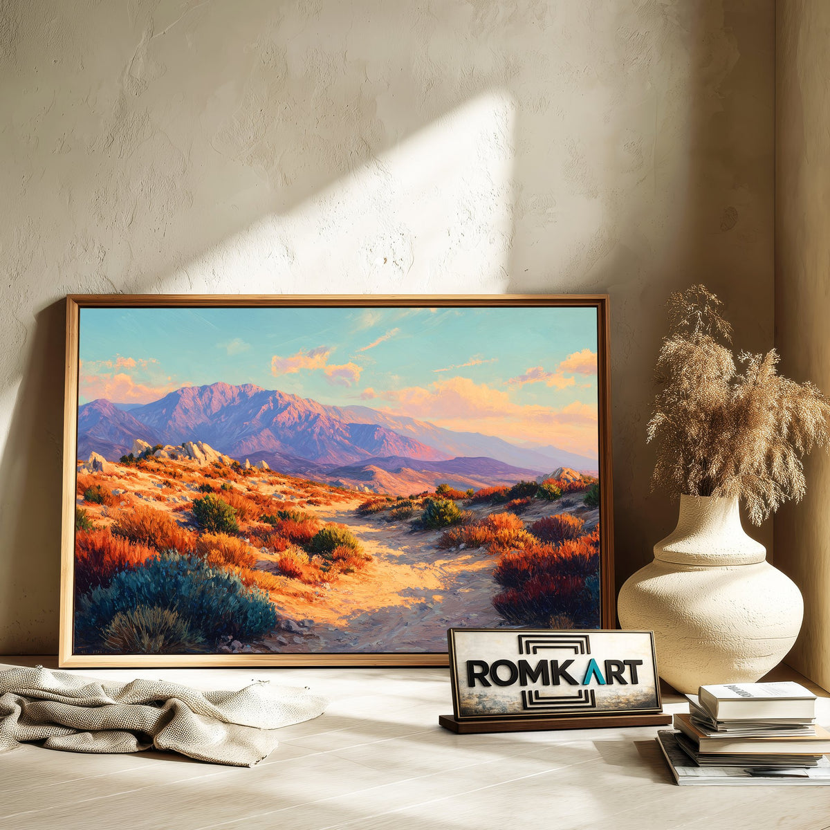 Southwestern Desert Landscape Oil Painting - image 6