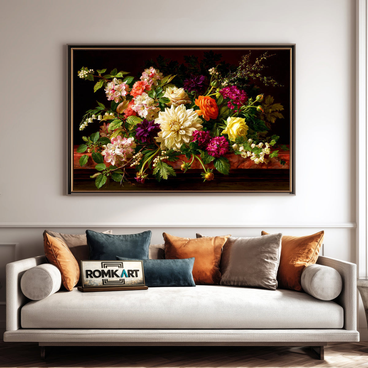 Spring Flower Still Life Oil Painting - image 4