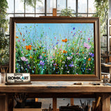 Spring Wildflower Floral Oil Painting - image 2