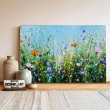 Spring Wildflower Floral Oil Painting - image 3